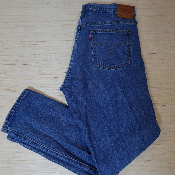 Levi’s Premium 501® S Skinny Jeans Men’s 32x30 Blue Denim Button Fly - Picture 2 of 7